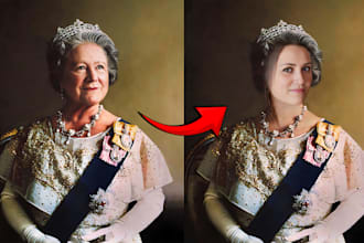 do realistic face swap or head swap in photoshop