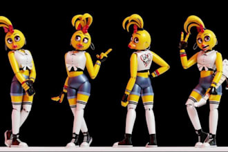 edit, port, create custom sfm model, gmod model, fnaf, vrchat avatar, sfm, tf2