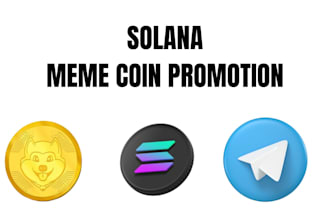 do meme coin promotion, solana meme coin, crypto telegram promotion