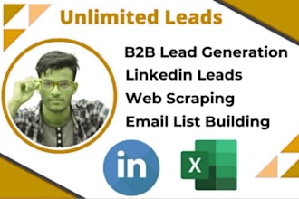 do b2b lead generation, lead scraping, and targeted prospect email list building