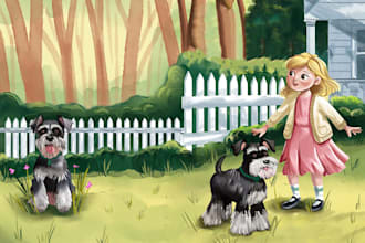 children story book illustration children story book illustration