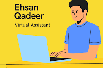 be your VA for data entry, research, and emails