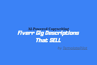 write ai optimized fiverr gig descriptions that rank and convert