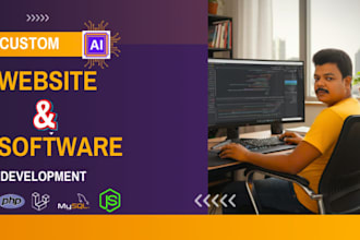 develop ai website and software ai chat bot ai web application