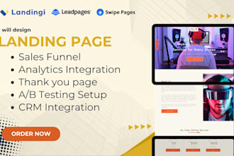 create swipe pages pagepro landingi ladipage leadpages landing page design