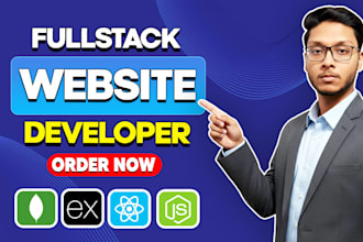 do full stack website development, custom websites, frontend, backend developer