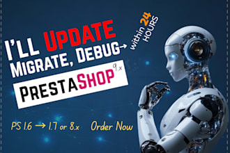 update, migrate, debug and upgrade prestashop site
