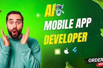 be ai developer, ai mobile app developer, ai saas app creation using flutter