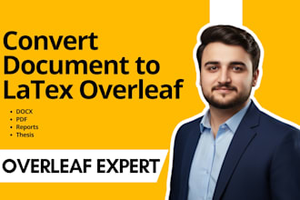 convert documents, handwritten papers to PDF latex overleaf