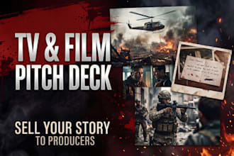 design film pitch deck tv series documentry epk for your screenplay movie script