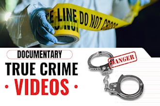 create captivating true crime, storytelling and documentary youtube videos