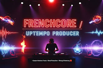 ghost produce hard and energetic frenchcore or uptempo track