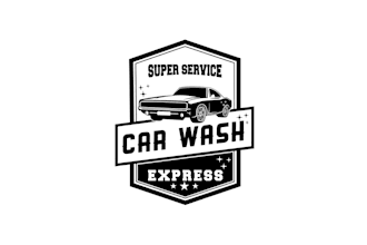 do modern auto repair auto detailing and automotive logo design