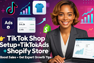 setup tiktok shop, tiktok shop marketing, dropshipping and shopify store