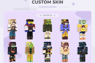 create a custom minecraft skin for you