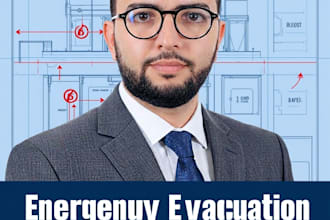 design a professional emergency evacuation fire safety plan for your facility