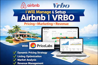 manage and setup airbnb vrbo pricing marketing revenue with pricelabs setup
