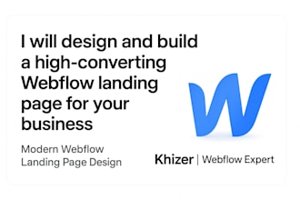 create a high converting webflow landing page