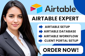 setup airtable database, airtable automation setup, softr webapp integration