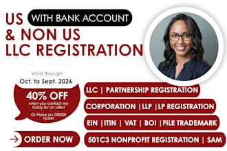 us, non us llc registration in new mexico delaware florida wyoming bank account