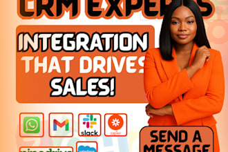 integrate whatsaap gmail slack zapier with hubspot zoho pipedrive salesforce CRM