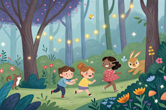 illustrate children story book illustration
