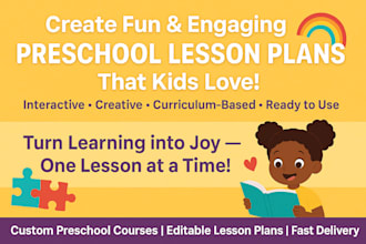 design engaging preschool lesson plans fun children course content curriculum