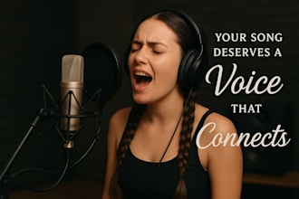 record backing vocals, choir harmony for your song,  gospel choir