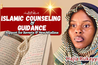 offer islamic counseling and guidance for reverts and new muslims