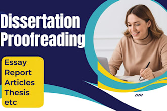 edit and proofread thesis, dissertation, and research proposal