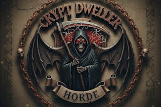 design a brutal gore metal logo