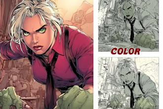 draw a special comics and illustration