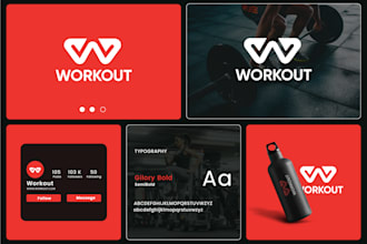 design fitness and sports logo