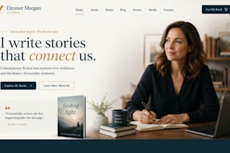 build squarespace author website music artist website ebook and writer website