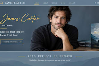 build squarespace author website music artist website ebook and writer website