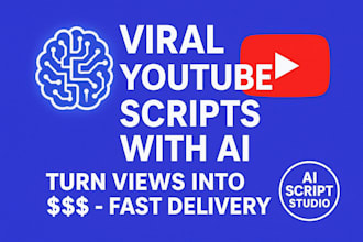 write viral youtube video scripts using ai