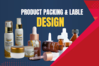 design premium custom packing and label for your brand