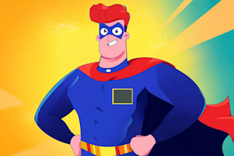 turn you into a cartoon superhero