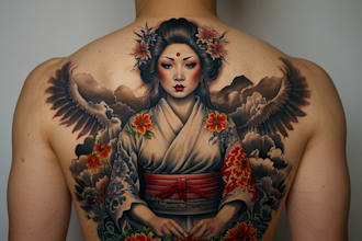 making a traditional japanese irezumi tattoo