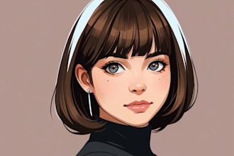 draw vector portrait from your photo
