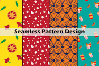 design seamless repeat patterns for textiles and fashion apparel