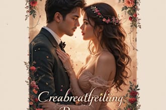 create breathtaking romance book cover