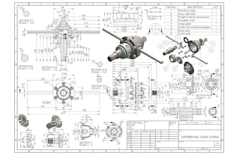 do 2d technical, mechanical, engineering detailed 3d cad drawing and modelling