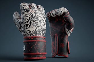 do glove, baseball, racing goalkeeper, cycling, boxing and soccer glove render