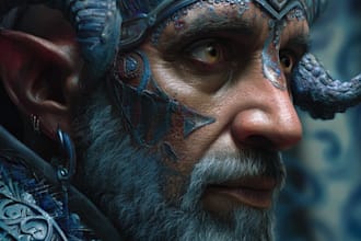 fantasy character art and unique fantasy character