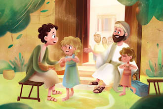 write and illustrate bible children book for kids