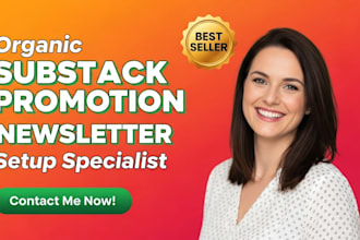 do organic substack page promotion, newsletter, substack subscriber