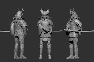 sculpt 3d character modeling for 3d printing