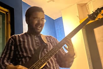 be your bass guitar player
