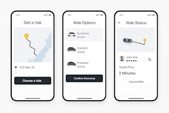 develop ridesharing app, taxi booking app, uber clone app for you